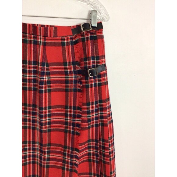 Lochcarron Plaid Wool Skirt Authentic Tartan Kilt Made In Scotland Women Small - Picture 6 of 8